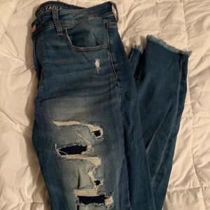 American Eagle ripped jeans